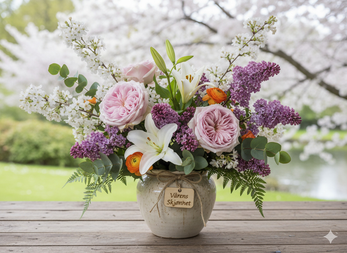 Vårens skjønnhet bukett